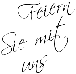 Hochzeit das Event - Feiern Sie mit uns - Text